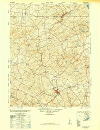 Belair Maryland Historical topographic map, 1:62500 scale, 15 X 15 Minute, Year 1948