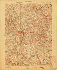 Belair Maryland Historical topographic map, 1:62500 scale, 15 X 15 Minute, Year 1901