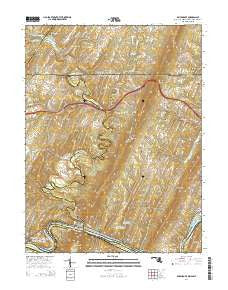 Bellegrove Maryland Historical topographic map, 1:24000 scale, 7.5 X 7.5 Minute, Year 2014