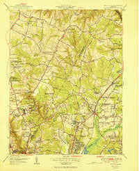 Beltsville Maryland Historical topographic map, 1:24000 scale, 7.5 X 7.5 Minute, Year 1951