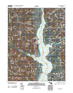 Benedict Maryland Historical topographic map, 1:24000 scale, 7.5 X 7.5 Minute, Year 2011