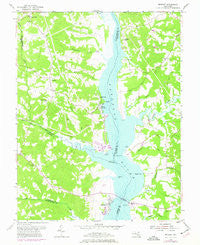 Benedict Maryland Historical topographic map, 1:24000 scale, 7.5 X 7.5 Minute, Year 1953