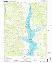 Benedict Maryland Historical topographic map, 1:24000 scale, 7.5 X 7.5 Minute, Year 1953