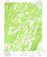 Big Pool Maryland Historical topographic map, 1:24000 scale, 7.5 X 7.5 Minute, Year 1958