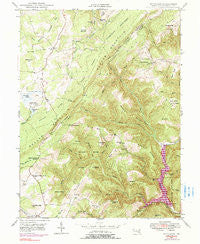 Bittinger Maryland Historical topographic map, 1:24000 scale, 7.5 X 7.5 Minute, Year 1947