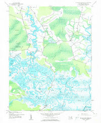 Blackwater River Maryland Historical topographic map, 1:24000 scale, 7.5 X 7.5 Minute, Year 1942