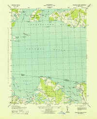 Blakiston Island Maryland Historical topographic map, 1:31680 scale, 7.5 X 7.5 Minute, Year 1943