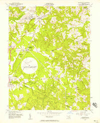 Brandywine Maryland Historical topographic map, 1:24000 scale, 7.5 X 7.5 Minute, Year 1956