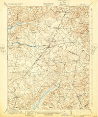 Brandywine Maryland Historical topographic map, 1:62500 scale, 15 X 15 Minute, Year 1913