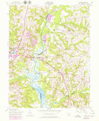 Bristol Maryland Historical topographic map, 1:24000 scale, 7.5 X 7.5 Minute, Year 1957