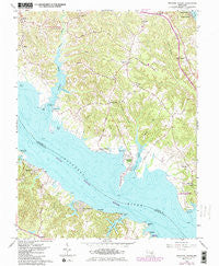 Broomes Island Maryland Historical topographic map, 1:24000 scale, 7.5 X 7.5 Minute, Year 1963