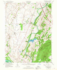 Buckeystown Maryland Historical topographic map, 1:24000 scale, 7.5 X 7.5 Minute, Year 1952