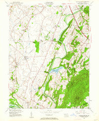 Buckeystown Maryland Historical topographic map, 1:24000 scale, 7.5 X 7.5 Minute, Year 1952