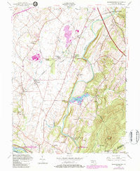 Buckeystown Maryland Historical topographic map, 1:24000 scale, 7.5 X 7.5 Minute, Year 1952