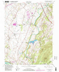 Buckeystown Maryland Historical topographic map, 1:24000 scale, 7.5 X 7.5 Minute, Year 1952