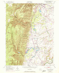 Catoctin Furnace Maryland Historical topographic map, 1:24000 scale, 7.5 X 7.5 Minute, Year 1953