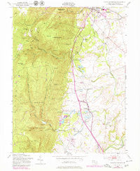 Catoctin Furnace Maryland Historical topographic map, 1:24000 scale, 7.5 X 7.5 Minute, Year 1953