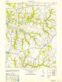 Cecilton Maryland Historical topographic map, 1:24000 scale, 7.5 X 7.5 Minute, Year 1953