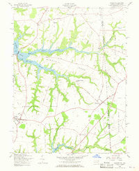 Cecilton Maryland Historical topographic map, 1:24000 scale, 7.5 X 7.5 Minute, Year 1958