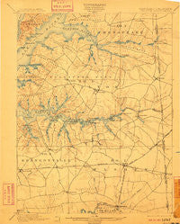 Cecilton Maryland Historical topographic map, 1:62500 scale, 15 X 15 Minute, Year 1900