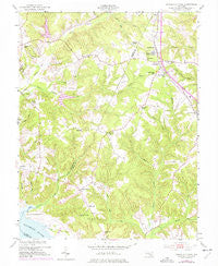 Charlotte Hall Maryland Historical topographic map, 1:24000 scale, 7.5 X 7.5 Minute, Year 1953