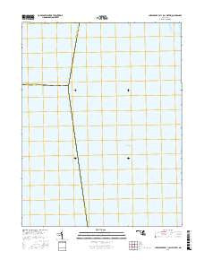 Chesapeake Bay 1 (All Water) Maryland Current topographic map, 1:24000 scale, 7.5 X 7.5 Minute, Year 2017