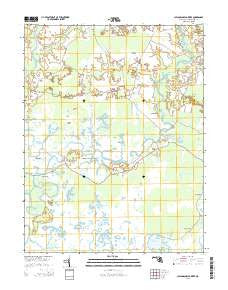 Chicamacomico River Maryland Historical topographic map, 1:24000 scale, 7.5 X 7.5 Minute, Year 2014