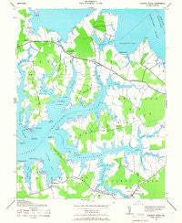 Church Creek Maryland Historical topographic map, 1:24000 scale, 7.5 X 7.5 Minute, Year 1942