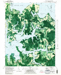 Church Creek Maryland Historical topographic map, 1:24000 scale, 7.5 X 7.5 Minute, Year 1982