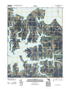 Church Creek Maryland Historical topographic map, 1:24000 scale, 7.5 X 7.5 Minute, Year 2011