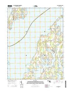 Claiborne Maryland Historical topographic map, 1:24000 scale, 7.5 X 7.5 Minute, Year 2014