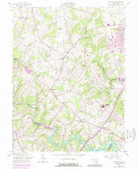 Clarksville Maryland Historical topographic map, 1:24000 scale, 7.5 X 7.5 Minute, Year 1957