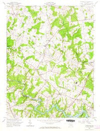 Clarksville Maryland Historical topographic map, 1:24000 scale, 7.5 X 7.5 Minute, Year 1957