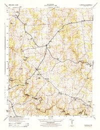 Clarksville Maryland Historical topographic map, 1:31680 scale, 7.5 X 7.5 Minute, Year 1944