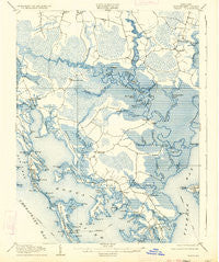 Crapo Maryland Historical topographic map, 1:62500 scale, 15 X 15 Minute, Year 1905