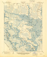 Crapo Maryland Historical topographic map, 1:62500 scale, 15 X 15 Minute, Year 1905