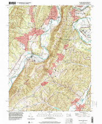 Cresaptown Maryland Historical topographic map, 1:24000 scale, 7.5 X 7.5 Minute, Year 1997