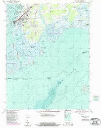 Crisfield Maryland Historical topographic map, 1:24000 scale, 7.5 X 7.5 Minute, Year 1968