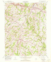 Damascus Maryland Historical topographic map, 1:24000 scale, 7.5 X 7.5 Minute, Year 1944