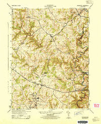 Finksburg Maryland Historical topographic map, 1:31680 scale, 7.5 X 7.5 Minute, Year 1944