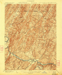 Flintstone Maryland Historical topographic map, 1:62500 scale, 15 X 15 Minute, Year 1900