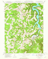 Friendsville Maryland Historical topographic map, 1:24000 scale, 7.5 X 7.5 Minute, Year 1947
