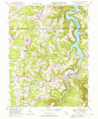 Friendsville Maryland Historical topographic map, 1:24000 scale, 7.5 X 7.5 Minute, Year 1947