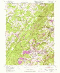 Frostburg Maryland Historical topographic map, 1:24000 scale, 7.5 X 7.5 Minute, Year 1949