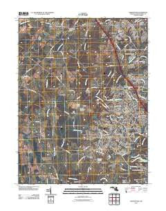 Germantown Maryland Historical topographic map, 1:24000 scale, 7.5 X 7.5 Minute, Year 2011
