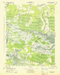 Golden Hill Maryland Historical topographic map, 1:31680 scale, 7.5 X 7.5 Minute, Year 1943