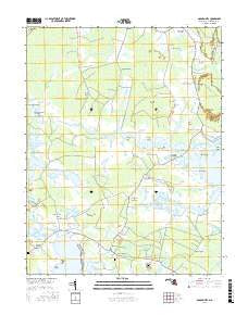 Golden Hill Maryland Current topographic map, 1:24000 scale, 7.5 X 7.5 Minute, Year 2016