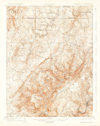 Grantsville Maryland Historical topographic map, 1:62500 scale, 15 X 15 Minute, Year 1904
