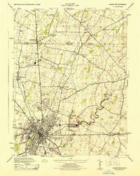 Hagerstown Maryland Historical topographic map, 1:31680 scale, 7.5 X 7.5 Minute, Year 1944