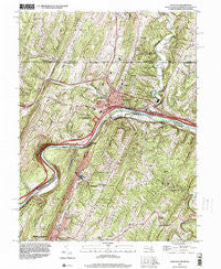 Hancock Maryland Historical topographic map, 1:24000 scale, 7.5 X 7.5 Minute, Year 1996